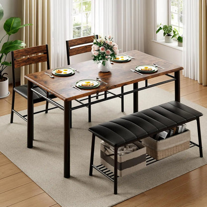 IRONCK Dining Table Set for 4