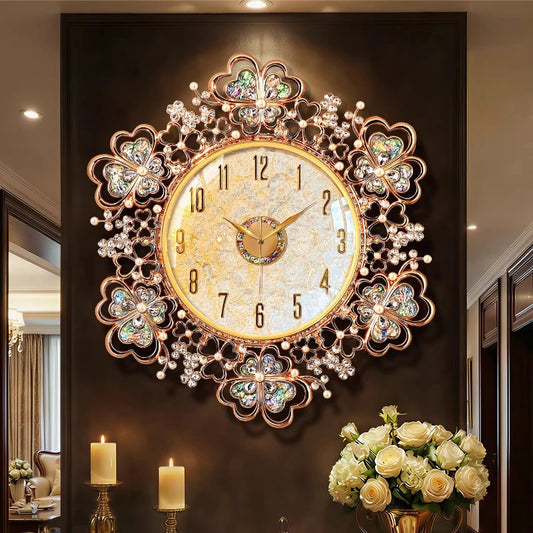 European Shell Wall Clock Luxury
