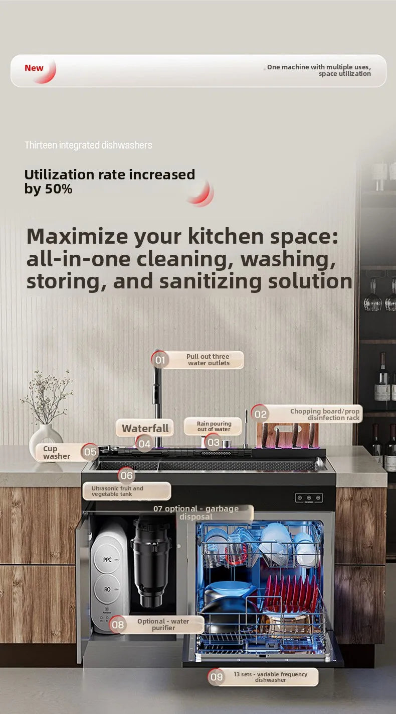 Sink Dishwasher All-in-one