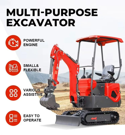 VOTE Free Shipping Mini Excavator
