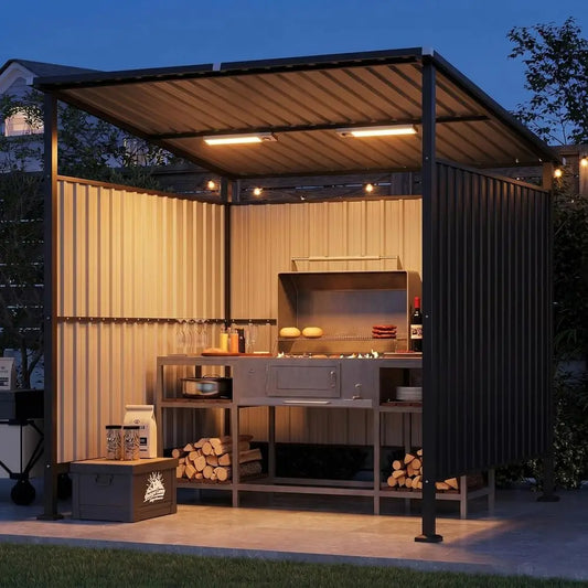 6x6T Outdoor Shed Grill Shed