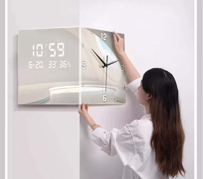 Room Corner Wall Mounted Clocks