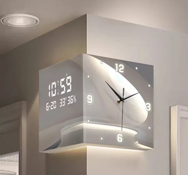 Room Corner Wall Mounted Clocks