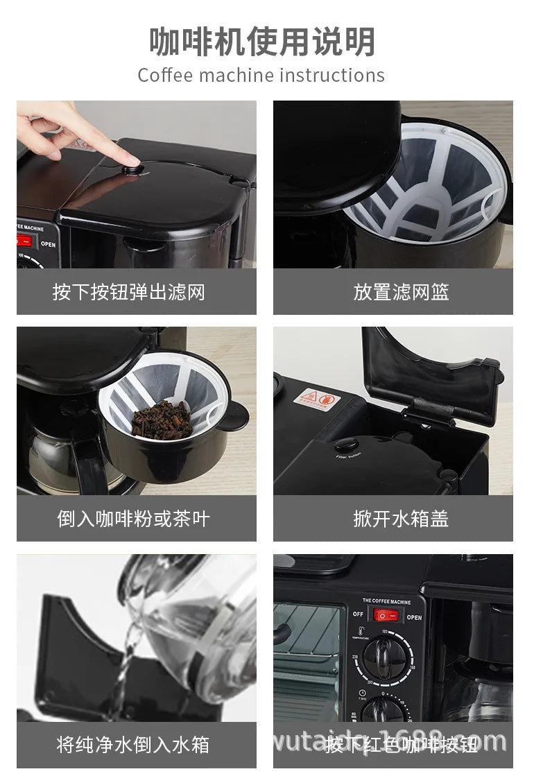 Multifunctional Breakfast Maker Oven