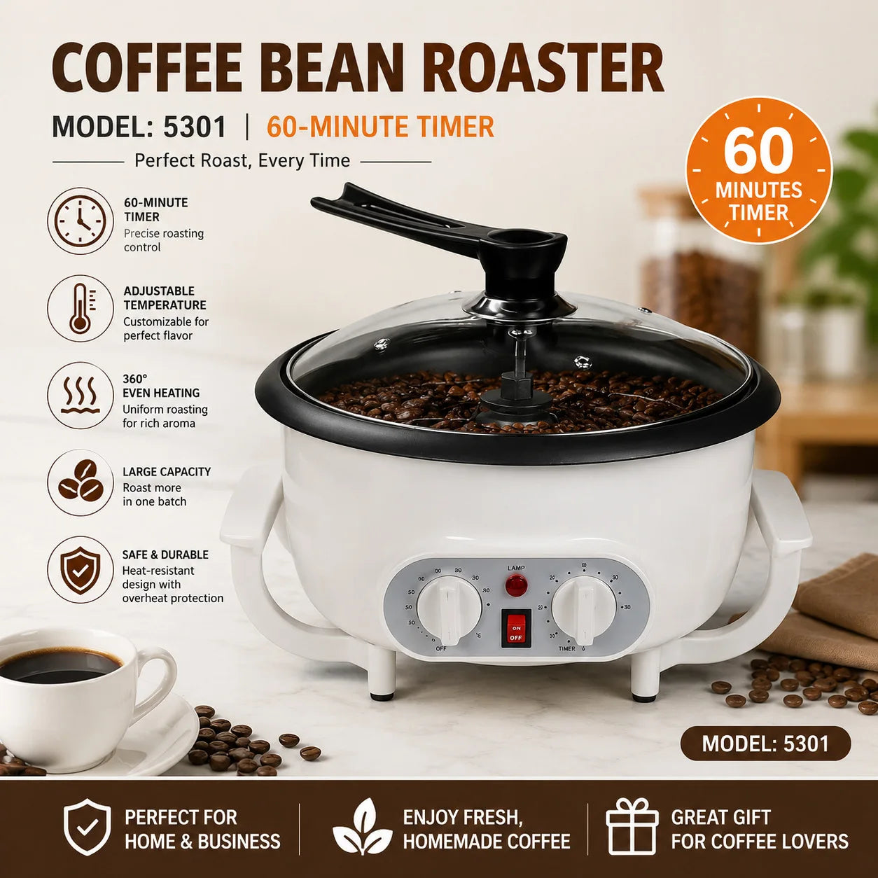 Electric Coffee Bean Roaster