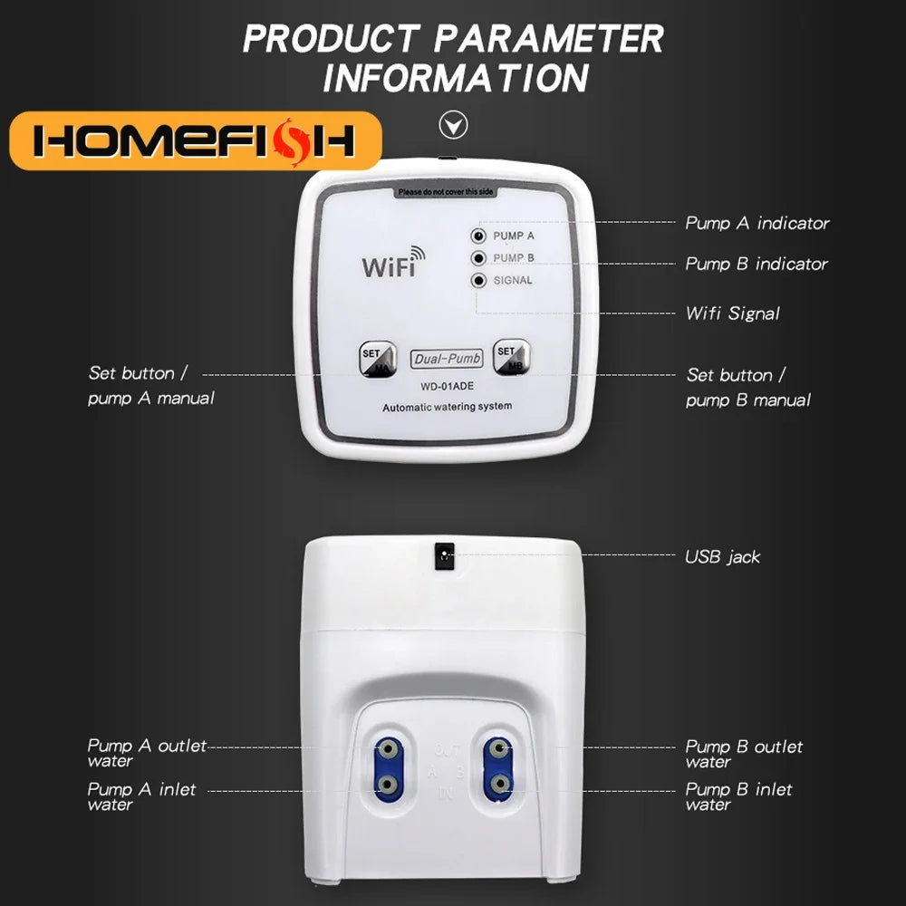 Intelligent Watering Device Double Pump
