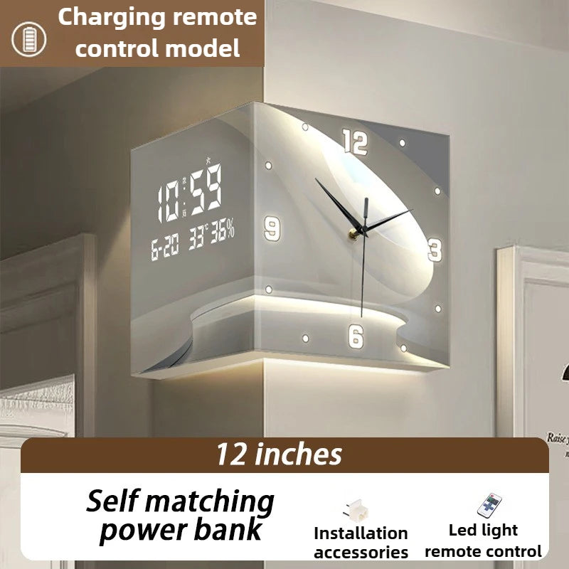 Room Corner Wall Mounted Clocks