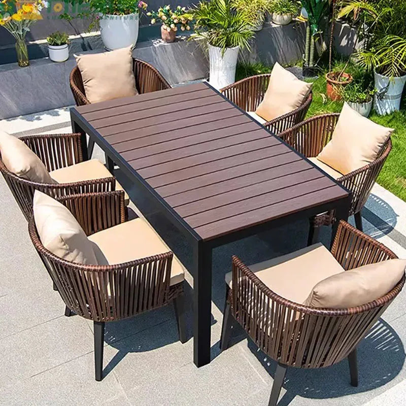Wood Modern Garden Furniture Sets