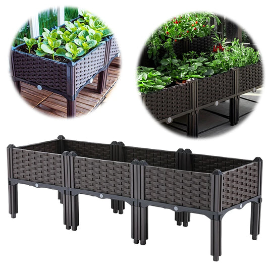 Plastic Raised Garden Bed with Legs