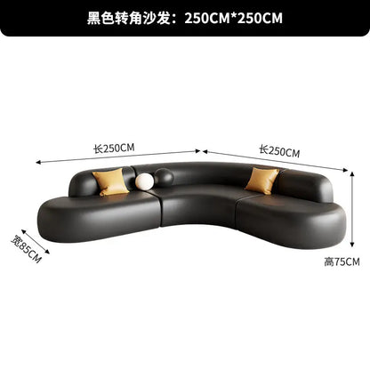 Italian Minimalist Office Sofa Modern