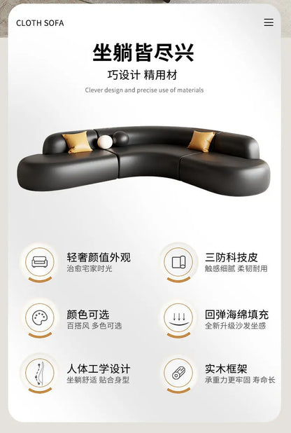 Italian Minimalist Office Sofa Modern