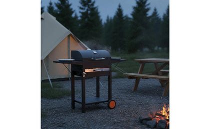 Wheeled Charcoal Barbecue Grill Domed Lid