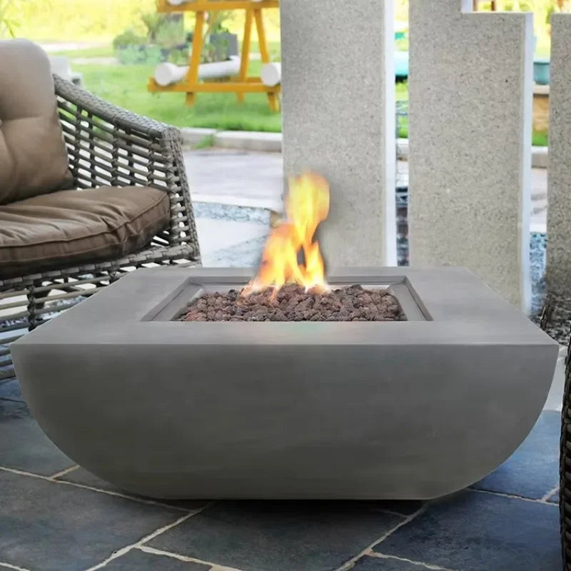 Modern Firepit Table Outdoor Gas Propane