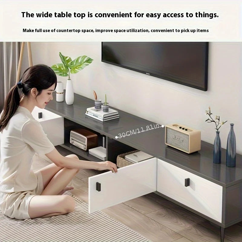 Modern Luxury TV Stand, High Gloss