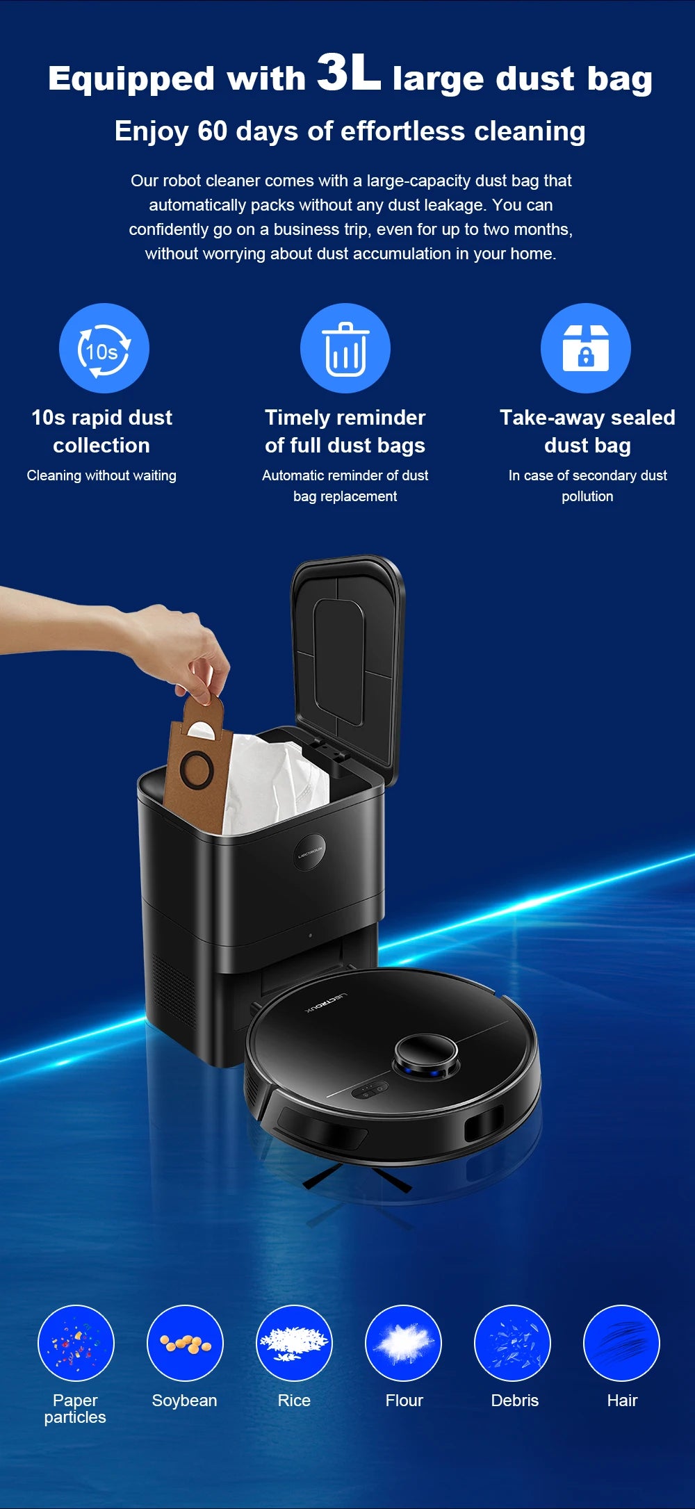 LDS Robot Vacuum Cleaner & Mop