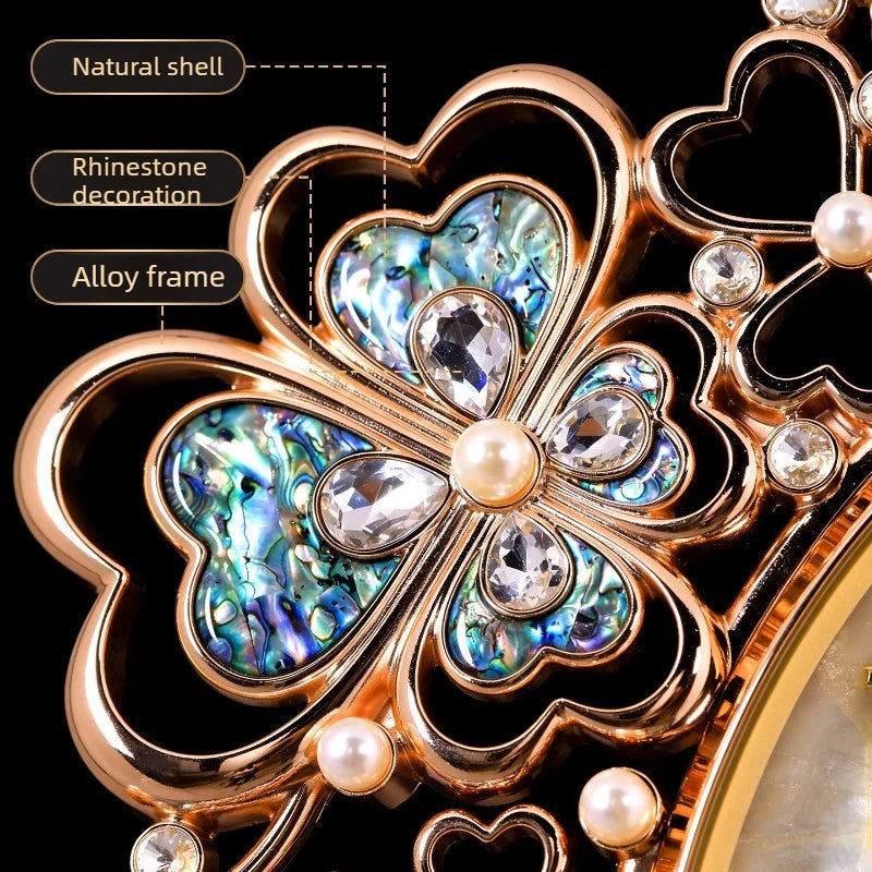 European Shell Wall Clock Luxury