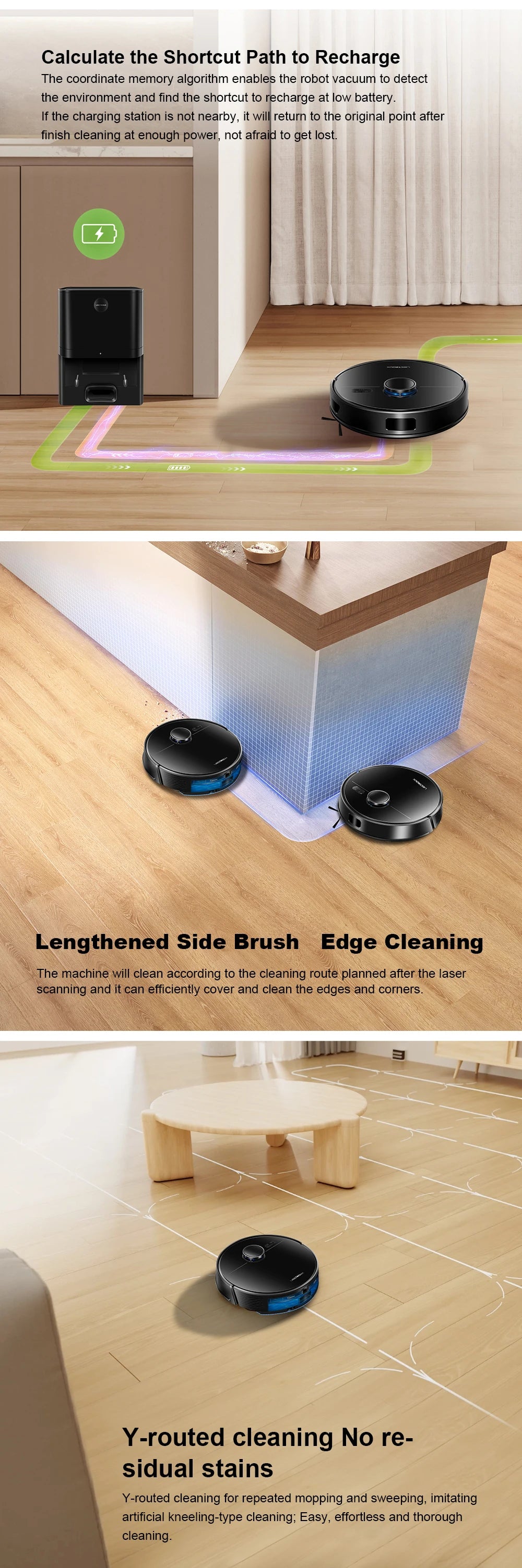 LDS Robot Vacuum Cleaner & Mop