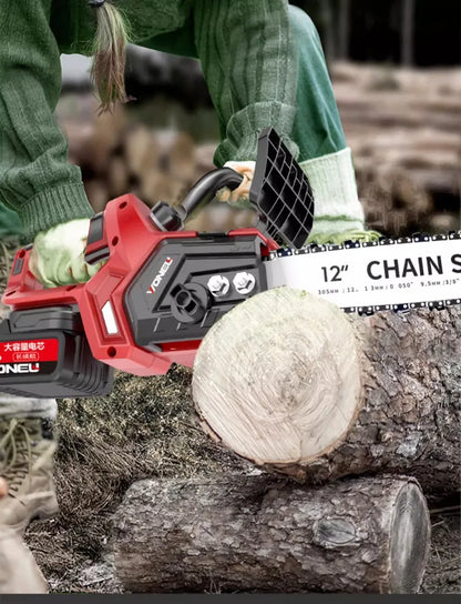 Cordless chainsaw household