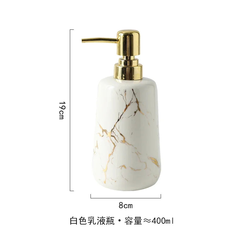 Ceramic Toiletries Bathroom Set