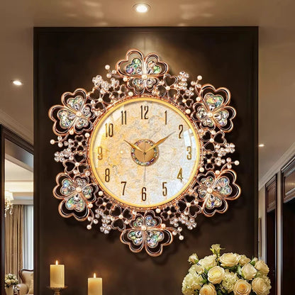 European Shell Wall Clock Luxury