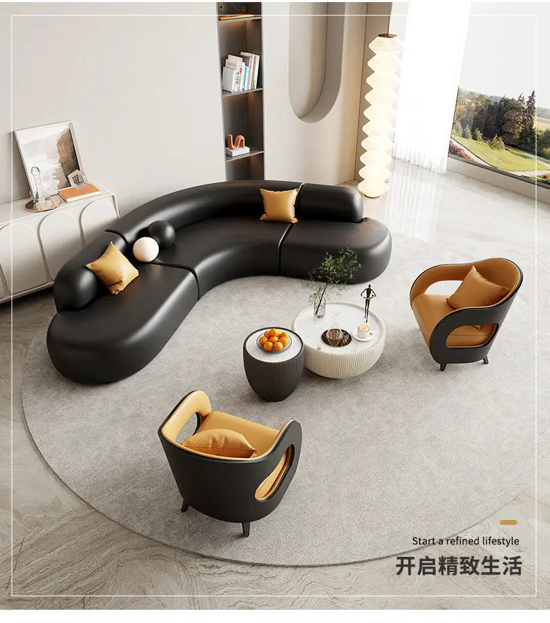 Italian Minimalist Office Sofa Modern