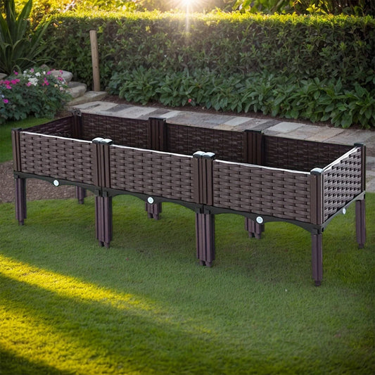Plastic Raised Garden Bed with Legs