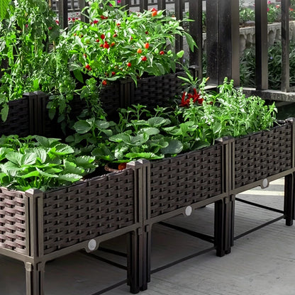 Plastic Raised Garden Bed with Legs