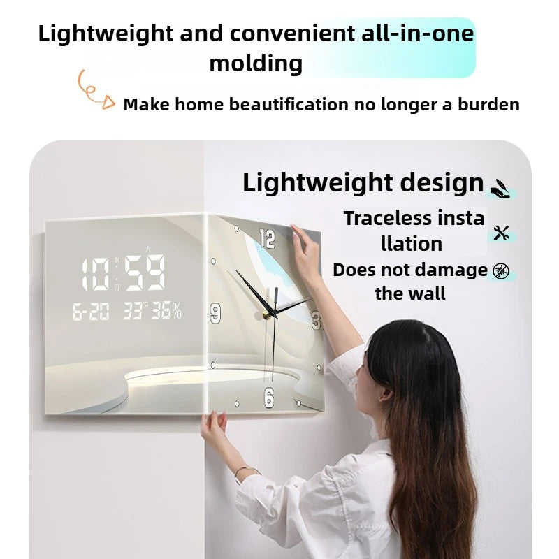 Room Corner Wall Mounted Clocks