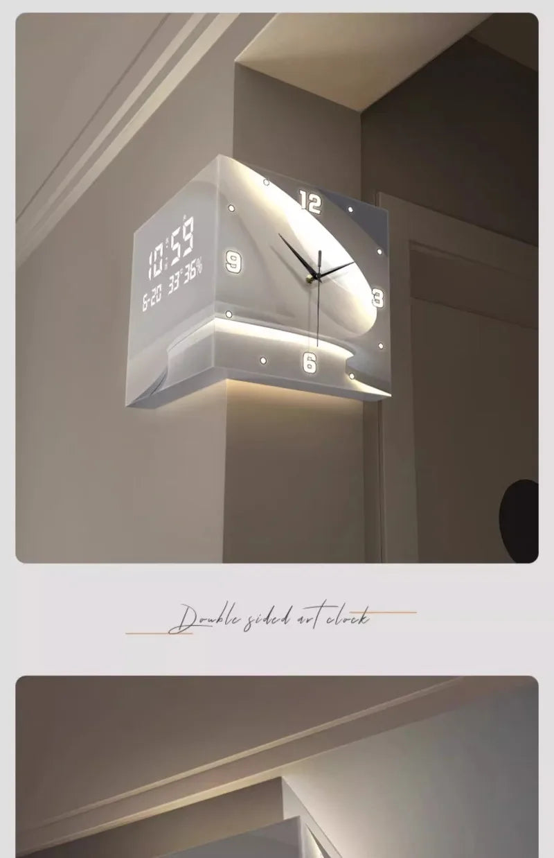 Room Corner Wall Mounted Clocks