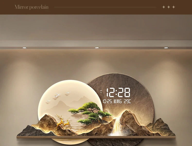 Modern Nordic Wall Watch Digital